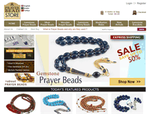 Tablet Screenshot of prayerbeadstore.com